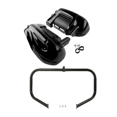 Carenados de pierna ventilados inferiores barra de protección del motor para Harley Electra Street Glide 09-13 Foto 1 de 4