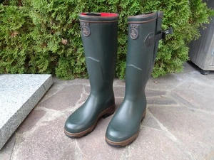 ORIGINAL Aigle Parcours 2 ISO Neopren Gummistiefel Jagdstiefel 38 grün - Bild 1 von 11