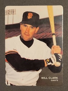 Will Clark 1990 Mother’s Cookies #3 Giants Baseball Card