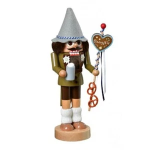KWO Bavarian Oktoberfest with Beer German Wood Christmas Nutcracker 11.8 Inch - Picture 1 of 1