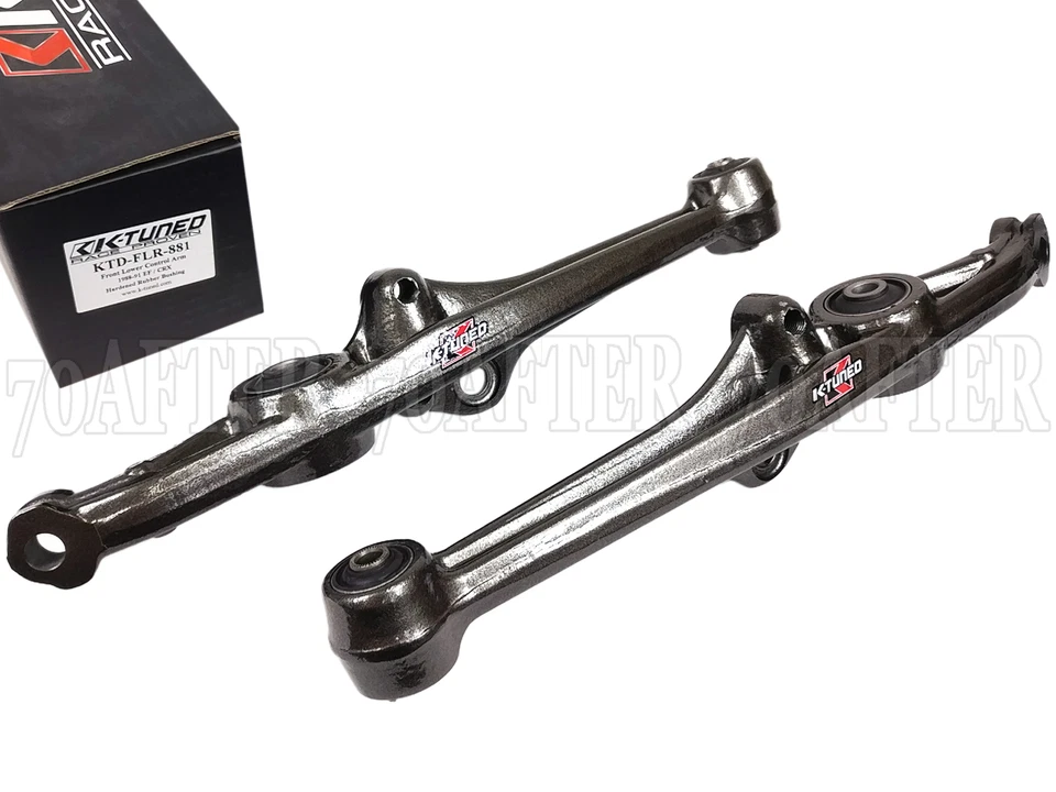 K-Tuned Front Lower Control Arms LCA for 88-91 Honda Civic & CRX EF - Image 1 of 1