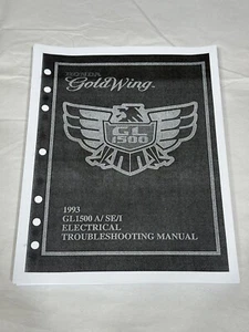 Printed Electrical Troubleshooting Manual 1993 Honda GL1500 Gold Wing 1500 - Picture 1 of 3