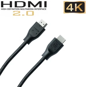 HDMI Cable 6.5FT 4K UHD 2.0 Ultra HD High Speed 1080P HDR 120Hz 18Gbps HDCP HDTV - Picture 1 of 3