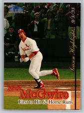 1998 Fleer Tradition Update Mark McGwire #U1 HL St. Louis Cardinals