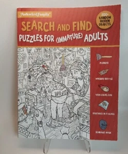 Awkward Family Search and Find Puzzle Book For (Immature) Adults (Paperback) - Imagen 1 de 6