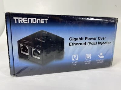 Inyector TRENDnet Gigabit PoE TPE-113GI - NUEVO (Sellado) Foto 1 de 4