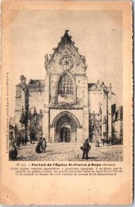 80 ROYE - portail de l'eglise St Pierre