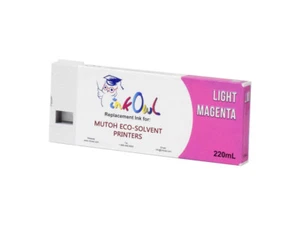 220ml InkOwl LIGHT MAGENTA Compatible Cartridge for Mutoh ValueJet Eco-Ultra - Picture 1 of 1