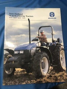 Brochure Trattori New Holland 56 TO 86 PTO hp 4835 5635 6635 7635 - Foto 1 di 2