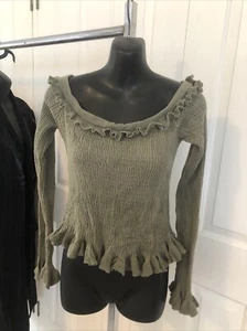 Long Sleeve Top Bardot Size M - Picture 1 of 2