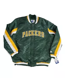 Starter Green Bay Packers Throwback Santin Jacket Men's Size 2XL New - Picture 1 of 12