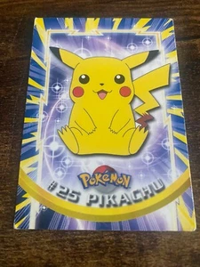 1999 Topps Pokemon #25 Pikachu TV Animation Edition Series Vintage 151 non holo - Picture 1 of 4