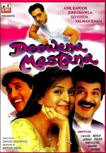 DEEWANA MASTANA - SALMAN KHAN, JUHI CHAWLA - NEW BOLLYWOOD DVD - MULTI SUBTITLES - Picture 1 of 2