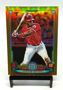2019 Topps Gypsy Queen Gold Refractor #36 Justin Upton Angels /50 - Picture 1 of 2