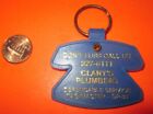 Vintage Clary?S Plumbing Company Advertising Keychain Key Ring Call 327 6111