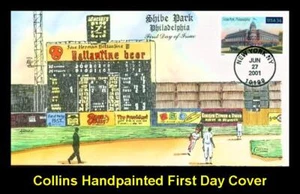 COLLINS HAND PAINTED 3518 Shibe Park Philadelphia Baseball - Picture 1 of 1