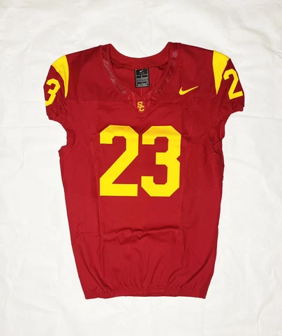 Nike USC Southern Cal Trojans Vapor FUSE Football Jersey Men's L Maroon CI3669 Cover