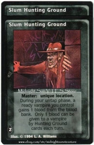Slum Town Hunting Ground x2 Jyhad V:TES VTES Vampire CCG - Picture 1 of 1