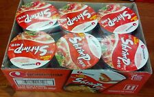 KOREAN NONGSHIM SPICY SHRIMP RAMYUN NOODLE RED HOT SOUP CUP 6 EACH / PACKAGE