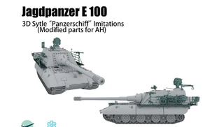 1/72/35 E-100 Tank Destroyer‌ ‌3D Panzerschiff‌ style unpainted model kit - Picture 1 of 7