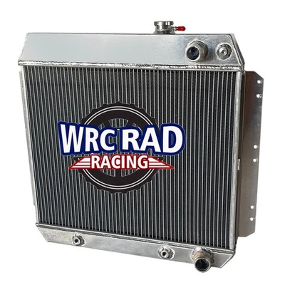 2 Cores Aluminum Radiator For Chevrolet Bel Air LS Swap 3.5L 3.8L 1950-1954 1953 - Изображение 1 из 4