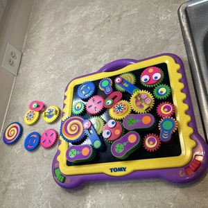 Vintage ๐1997 Tomy Gearation Magnetic Gears๐ Stem Sensory With 25 Gears Tested - Picture 1 of 19