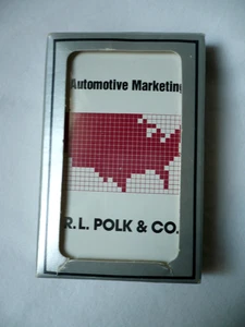 R.L. Polk and Co. Playing Cards, Automotive Marketing, Sealed Deck - Picture 1 of 4