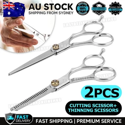6" Salon Hairdressing Barber Scissors Set Hair Cutting Thinning Shears Tool - image 1 of 4