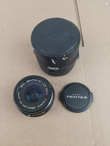 SMC PENTAX-M 28mm 1:2.8 Manual Focus Wide Angle Lens with Lens Caps And Case - Picture 1 of 12