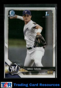 2018 Bowman Draft #BDC-11 Brice Turang Chrome Refractors - Picture 1 of 2