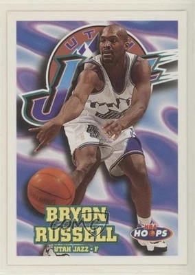 1997-98 NBA Hoops Bryon Russell #152 - Image 1 of 2