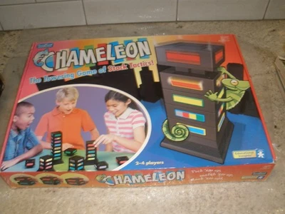 CHAMELEON TOWERING GAME OF STACK TACTICS COMPLETE STRATA GEMS 2003 - Image 1 of 4