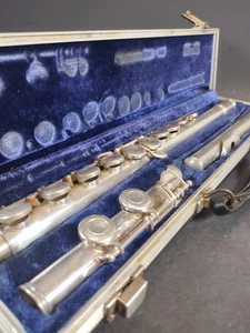 GUC student Silver Plated Flute Emerson DeFord For Bruno , 1969, SN 962 - Picture 1 of 24