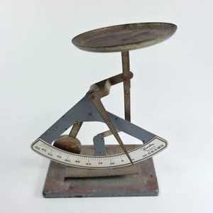 Hamilton Scales 50 Gram Balance Laboratory Kitchen Vintage Metal Desktop Scale - Picture 1 of 18
