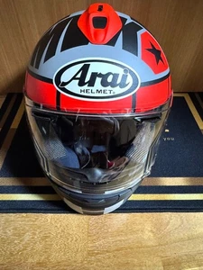 ARAI RX-7X VECTOR-X MAVERICK Full Face Helmet XL:61-62cm Red x Gray New Unused - Bild 1 von 9