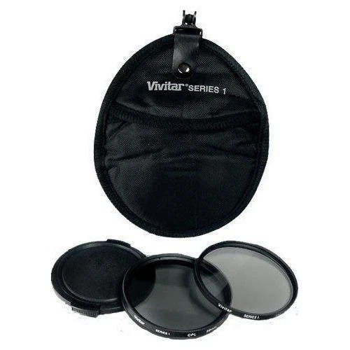 Vivitar 5 Piece Filter Kit Set 58mm UV CPL Filter Lens Cap Filter Case Nikon  - Image 1 of 1