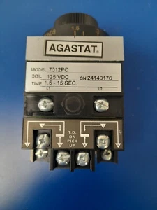 Relé de distribución electroneumático industrial Agastat 7012PC - Imagen 1 de 5