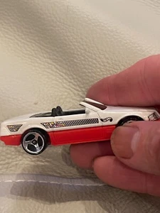 Coche convertible Hot Wheels Mercedes 500SL blanco 1989 Mattel Br11 juguete - Imagen 1 de 5