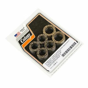 RUBBERIZED CORK PUSHROD COVER SEALS Harley Panhead Shovelhead 1948-E79 . 8728-12 - Picture 1 of 3
