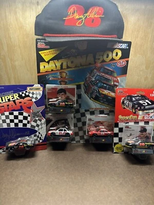 NASCAR Davey Allison #28 recuerdos usado lote de 4 Foto 1 de 4
