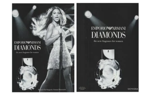 Publicité papier glacé + rabat - Emporio Diamonds de Giorgio Armani recto verso - Imagen 1 de 1