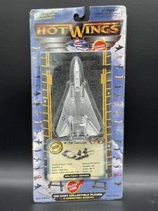 HOT WINGS F-14 TOMCAT 2004JUST THINK TOYS RUNWAY CAR MILITARY SER 14126 - Picture 1 of 4
