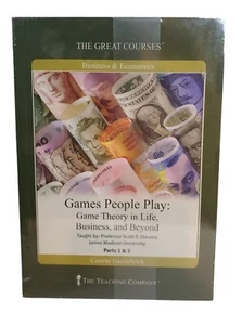 THE GREAT COURSES Games People Play: Game Theory In Life, Business, & Beyond NEW - Picture 1 of 3
