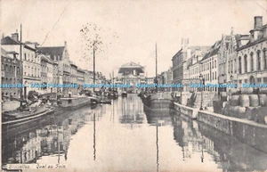 R279902 Bruxelles Quai au Foin Postcard 1906 - Picture 1 of 4