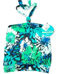 Costume da bagno donna Swim Solutions taglia 10 Halter floreale solo canotta NUOVO - Foto 1 di 4