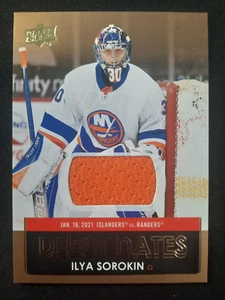 2021-22 Upper Deck Debut Dates Jerseys #DD22 Ilya Sorokin~Rookie Patch - Bild 1 von 2