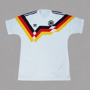 GERMANIA MAGLIA ADIDAS HOME VINTAGE MAILLOT JERSEY SHIRT TRIKOT WC 1990 - Imagen 1 de 6