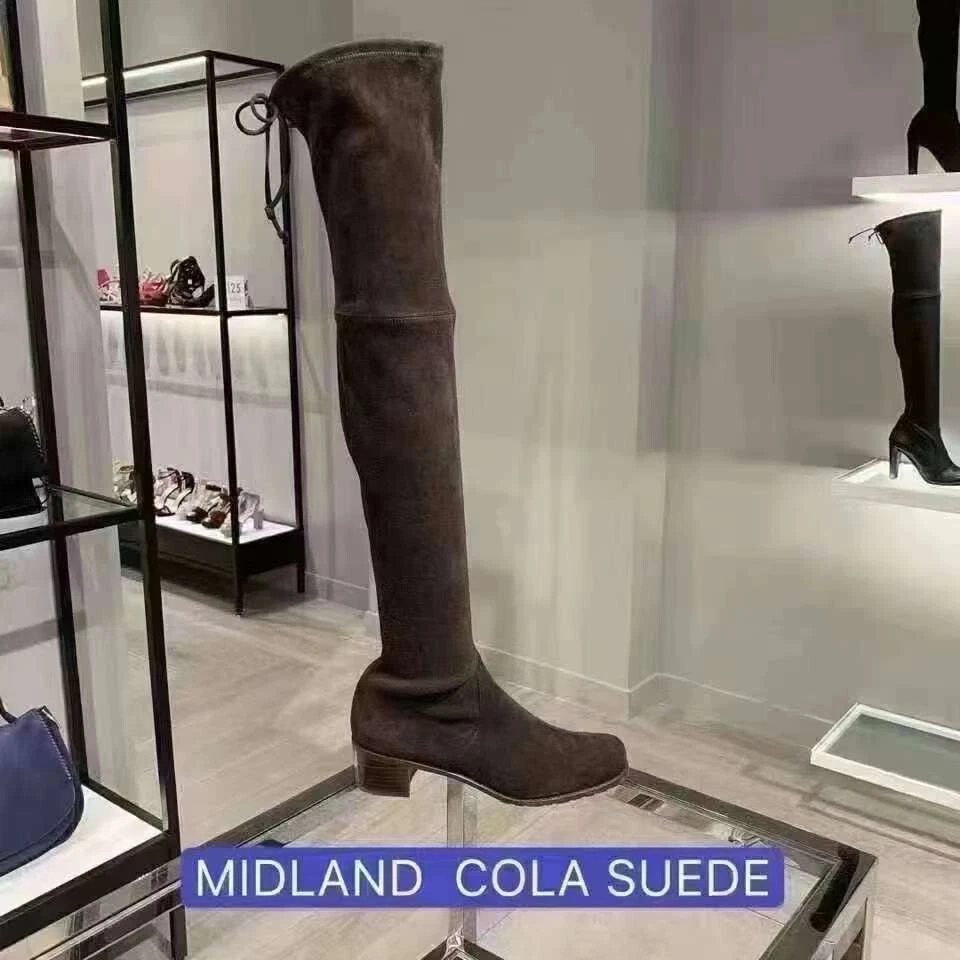 Stuart Weitzman Cola Suede Over the Knee boots Midland size 8.5 retail 835 - Image 1 of 1