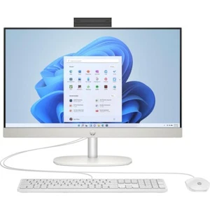 HP All-in-One 24-cr0009ng, Starry White, Ryzen 3 7320U, 8GB RAM, 512GB SS #EG984 - Bild 1 von 4