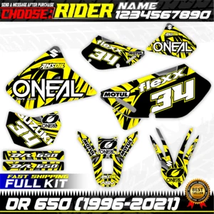 dr 650 suzuki kit graphics stickers decals (1996-2023) dr650 decal graphic wrap - Bild 1 von 2